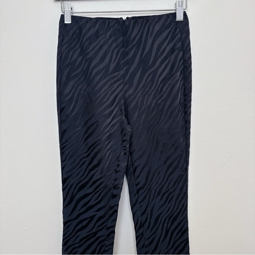 Rag & Bone Womens 0 Simone Pants Zebra Print Jacquard - Picture 3 of 14